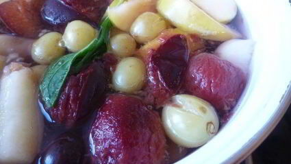 душистый компот с мятой