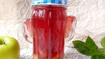 душистый компот с мятой