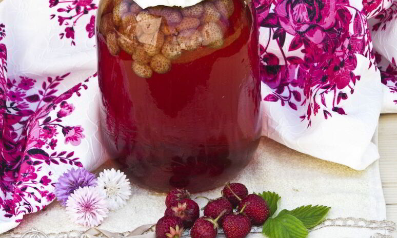 Рецепт клубничный компот на зиму