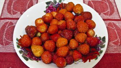 клубничный компот на зиму