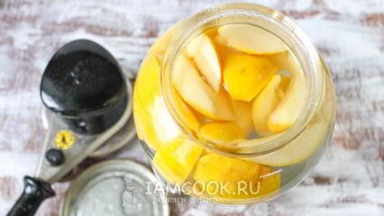 компот из айвы на зиму без стерилизации