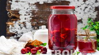 Компот из черешни на зиму