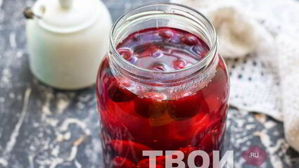 компот из черешни на зиму
