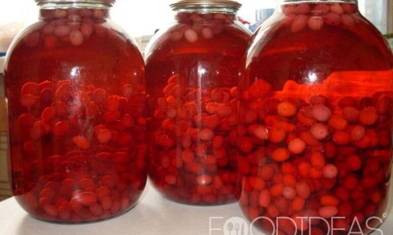 Рецепт компот из кизила на зиму