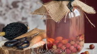 Компот из красного и зеленого крыжовника на зиму