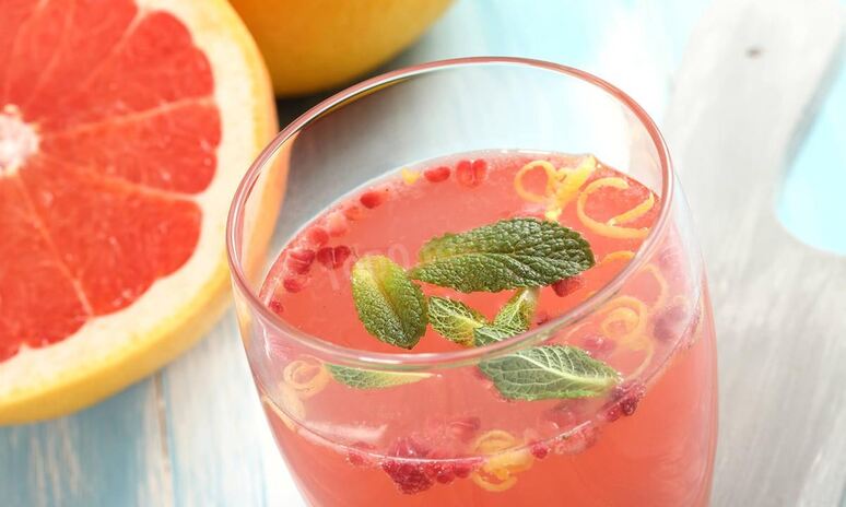 Рецепт компот из помело, апельсина, лимона и грейпфрута