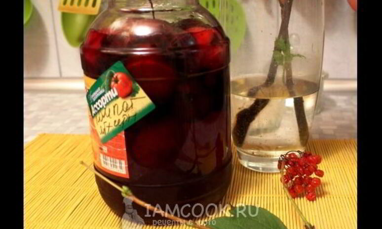 Рецепт компот из ранеток и черноплодки на зиму