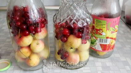 компот из ранеток и вишни на зиму