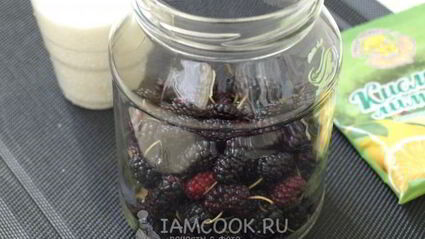 компот из шелковицы на зиму