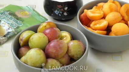 компот из сливы и абрикоса на зиму