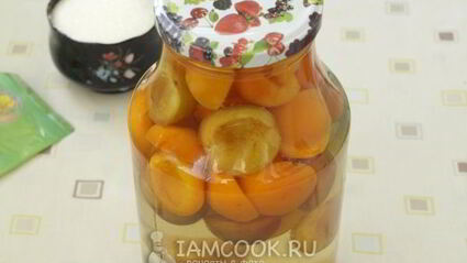 компот из сливы и абрикоса на зиму