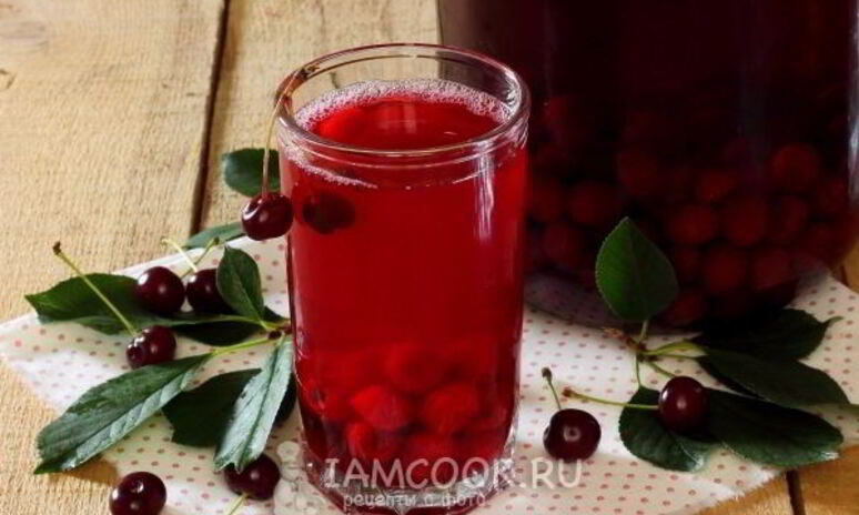 Рецепт компот из вишни на зиму