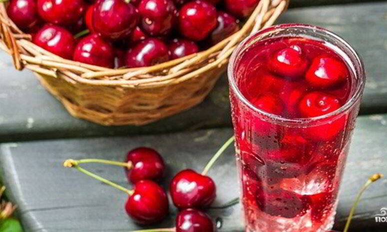 Рецепт компот из вишни с косточками