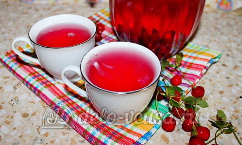 Рецепт компот из вишни