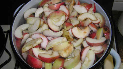 компот яблочный