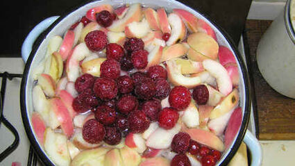 компот яблочный