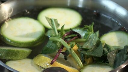 печенье из цукини с компотом из кабачка