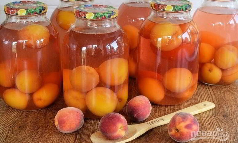Рецепт персиковый компот на зиму