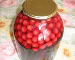 Вишневый компот на зиму