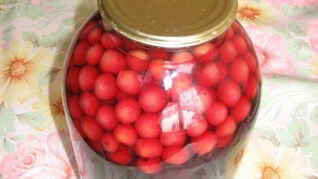 Вишневый компот на зиму