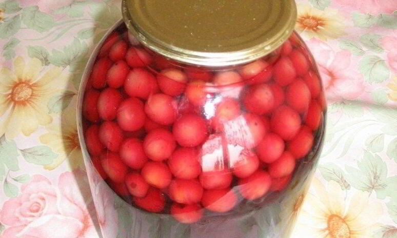 Рецепт вишневый компот на зиму