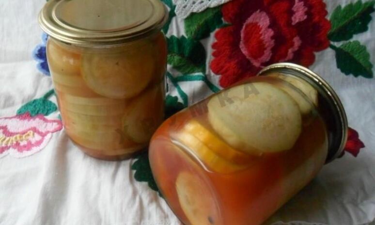 Рецепт консервированные кабачки с кетчупом чили на зиму