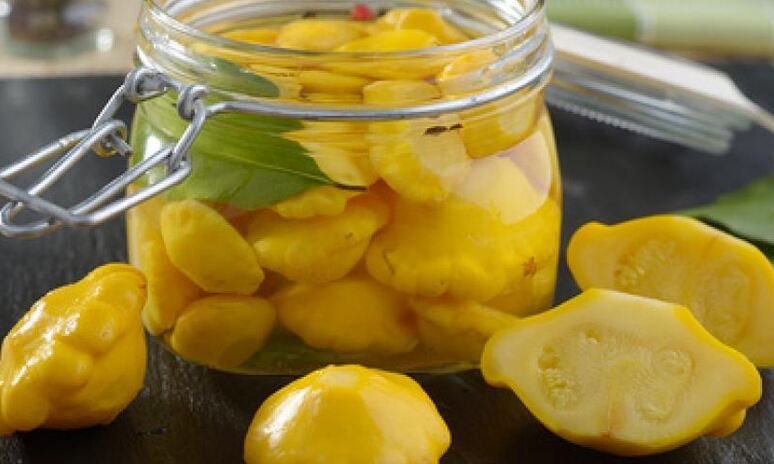 Рецепт консервированные патиссоны