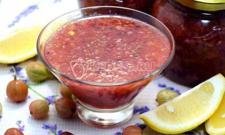 Рецепт крыжовник с лимоном на зиму