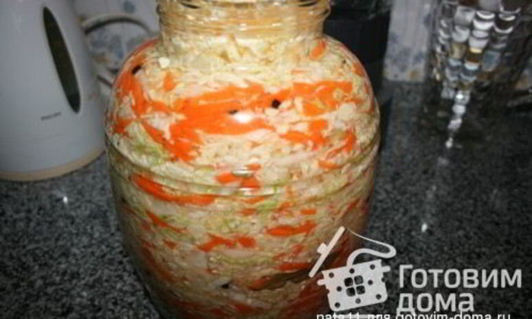 Рецепт квашеная капуста без рассола