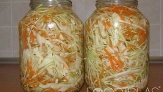 Квашеная капуста в 3-литровых банках