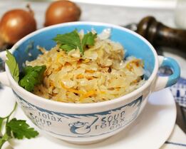 Квашеная капуста жареная на сковороде