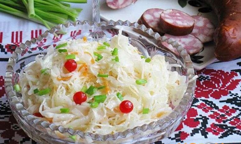 Рецепт квашеная капуста