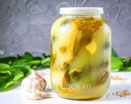 Квашеные огурцы с горчицей