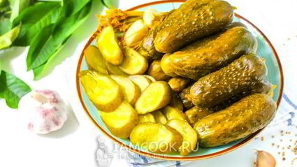 квашеные огурцы с горчицей