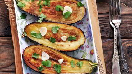 баклажаны маринованные с чесноком