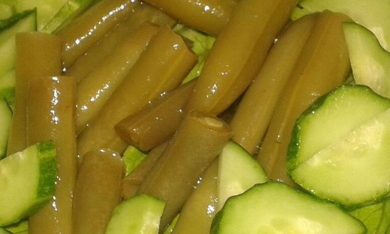 Рецепт быстрая маринованная стручковая фасоль