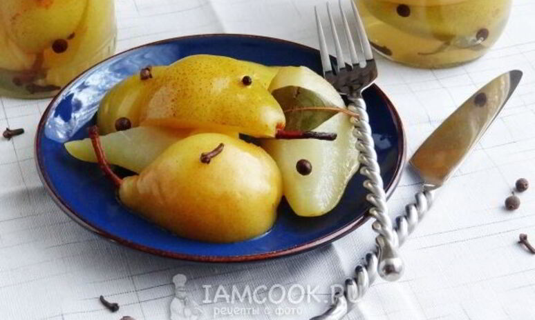 Рецепт груши маринованные на зиму без стерилизации
