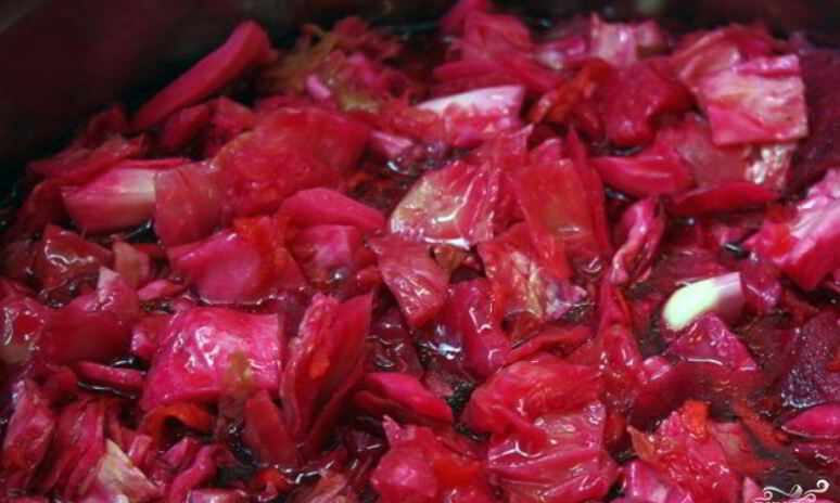 Рецепт капуста, маринованная по-корейски со свеклой