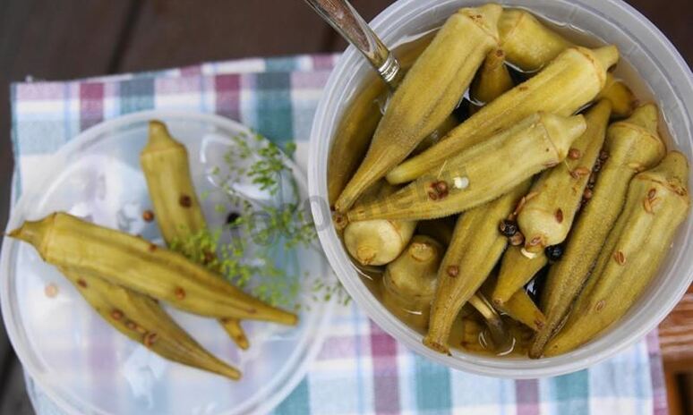 Рецепт маринованная бамия со специями