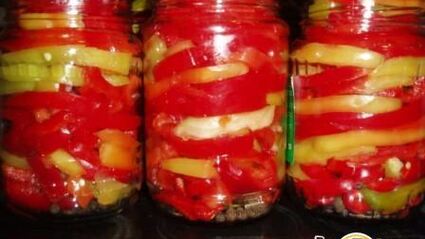 маринованная соломка из болгарского перца