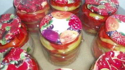 маринованная соломка из болгарского перца