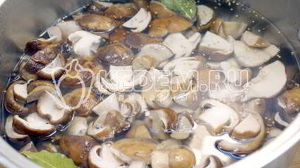 маринованные белые грибы на зиму