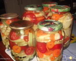 Маринованные овощи Краски лета