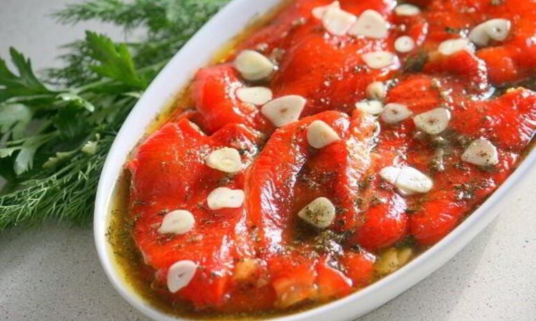 Рецепт маринованные печеные перцы