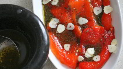 маринованные печеные перцы