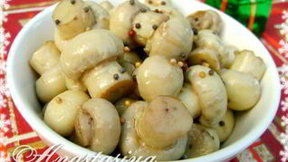 Маринованные шампиньоны на закуску