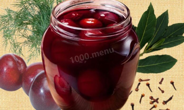 Рецепт маринованные сливы на зиму