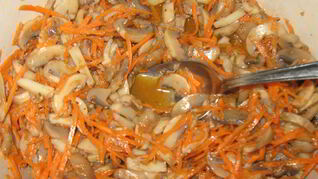 Маринованные вешенки по-корейски