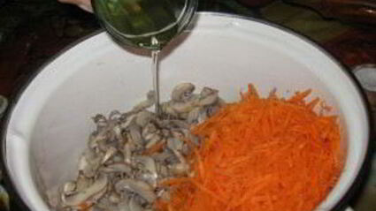 маринованные вешенки по-корейски