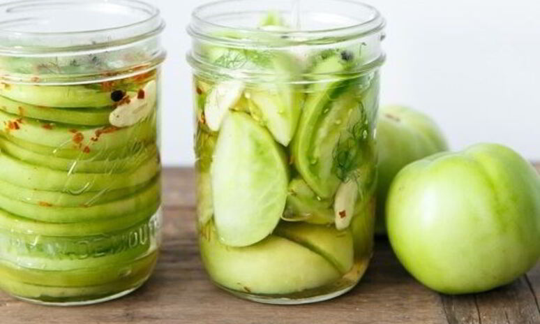 Рецепт маринованные зеленые помидоры